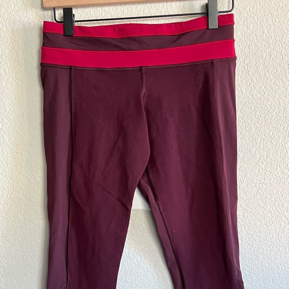Lululemon Give Me Qi maroon burgundy leggings - Picture 3 of 5